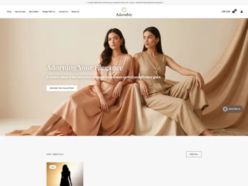 Portfolio - AdornMe Clothing