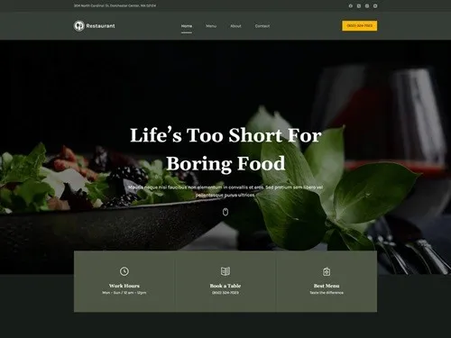 The Restaurant Demo