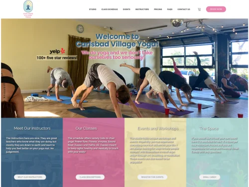 Portfolio - Carlsbad Village Yoga