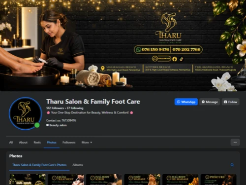 Tharu Salon & Foot Care Facebook