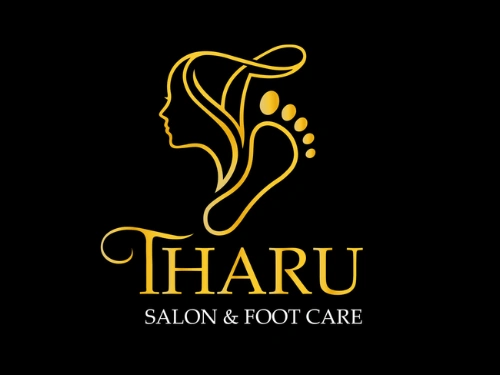 Tharu Salon & Foot Care Logo